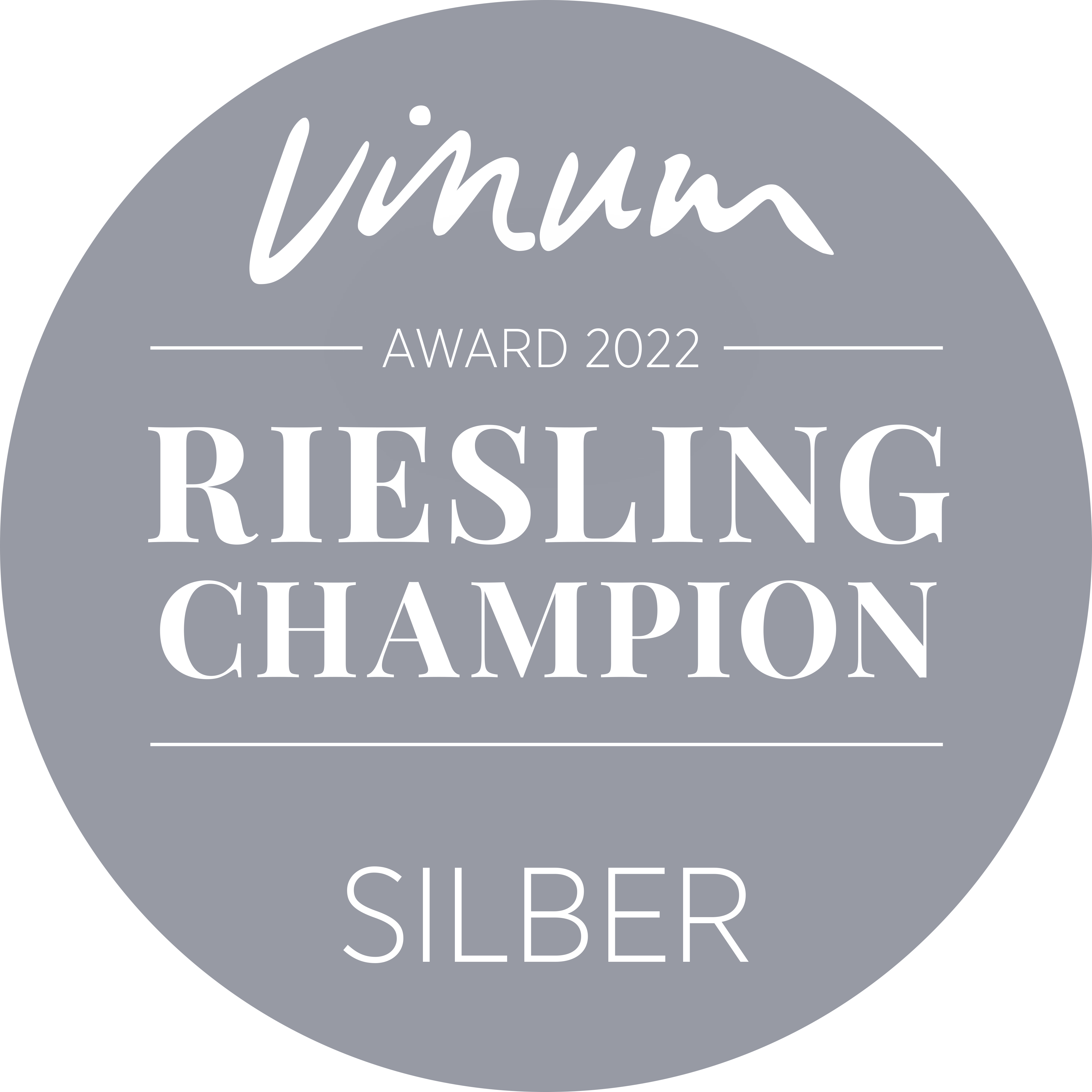 Button Riesling Champion 2022 Silber